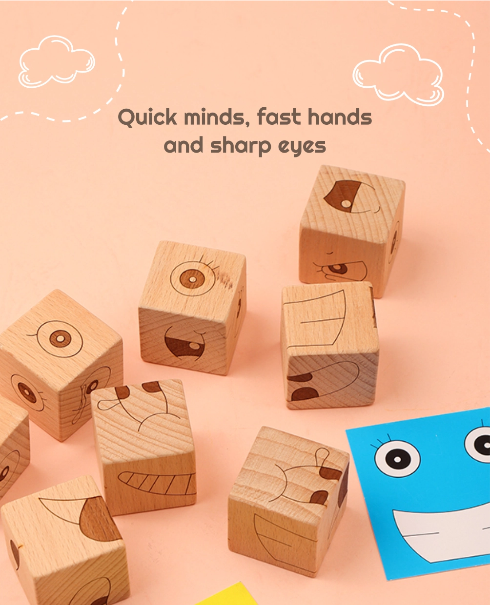 Emoji Cube Face Puzzle