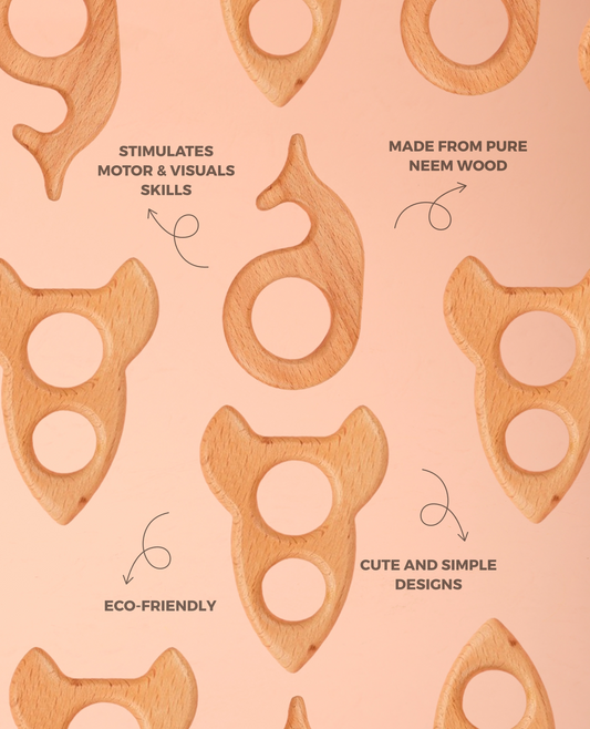 Whale & Rocket Teether Combo