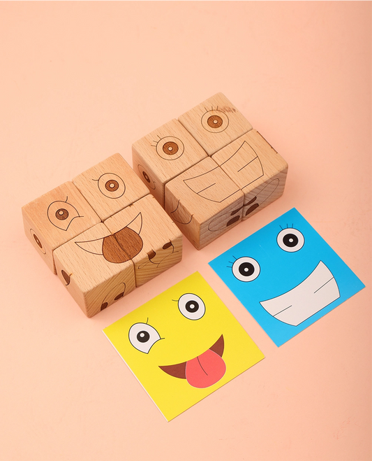 Emoji Cube Face Puzzle