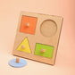 Four Shape Puzzle with Stackable Board