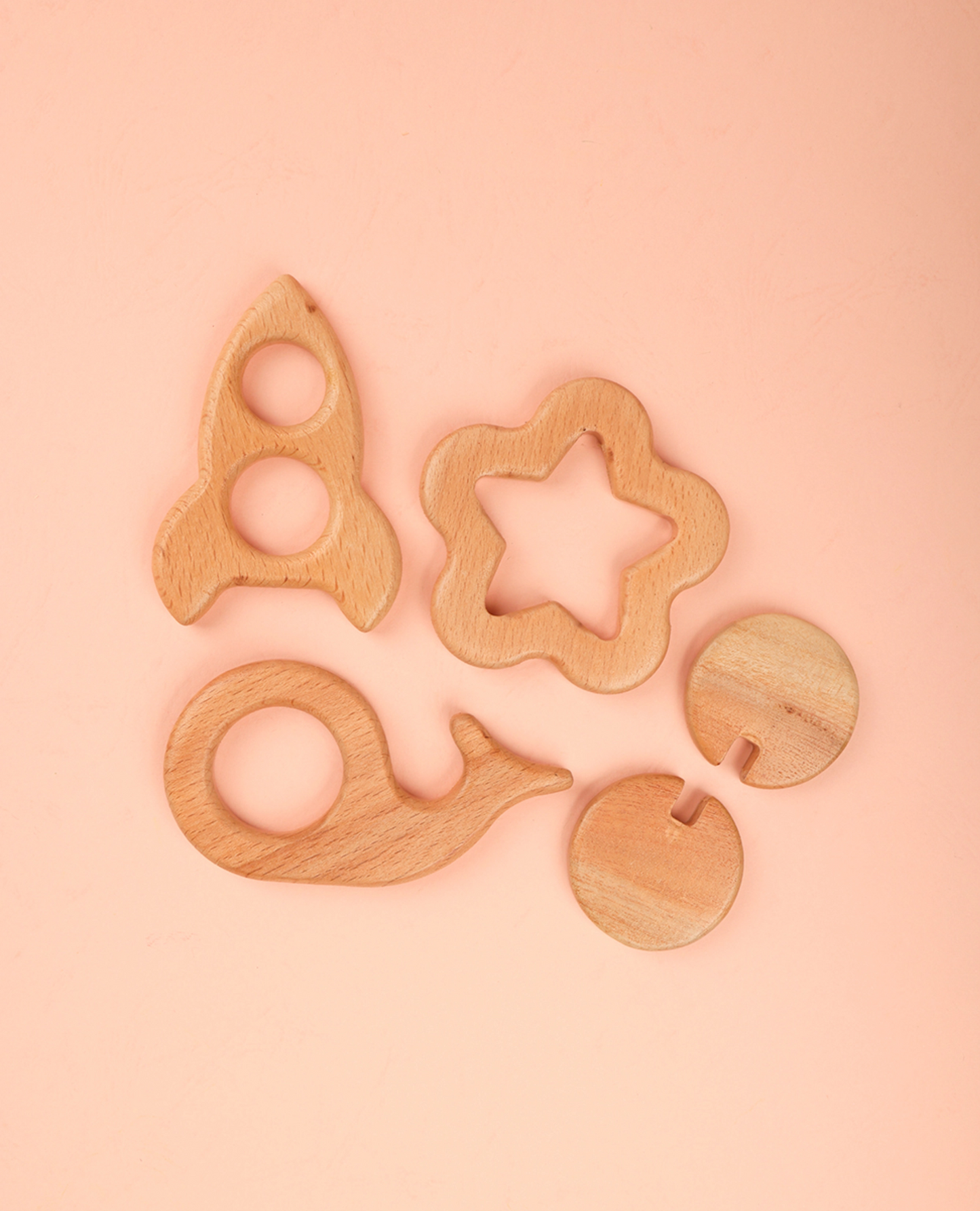 Wooden Teether Set (Neem Wood)