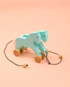 Wooden Horse-Turquoise Colour