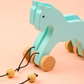 Wooden Horse-Turquoise Colour
