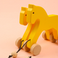Wooden Horse-Yellow Colour