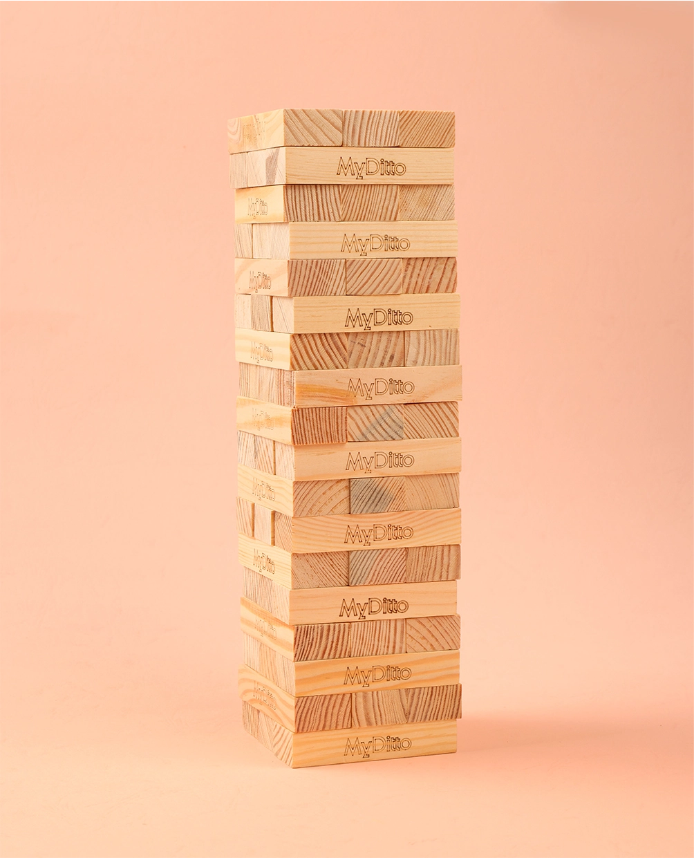 Janco Blocks Natural Wooden Jenga Block – MyDitto