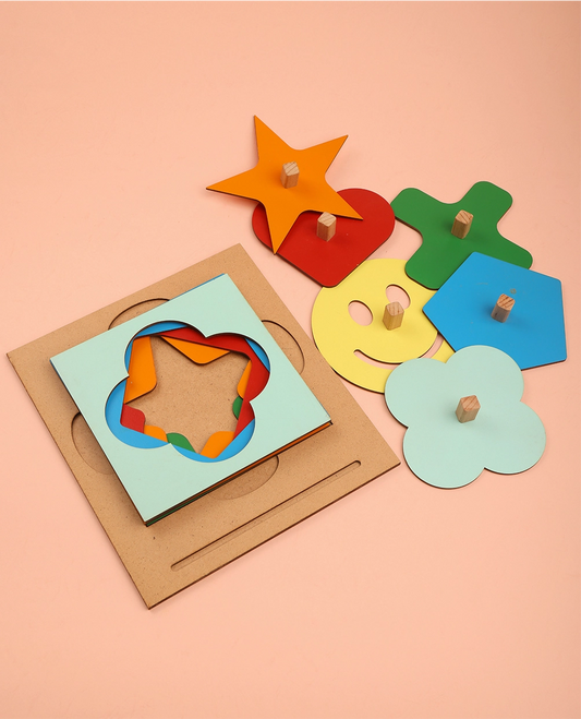 Multi Shape Puzzle with Board