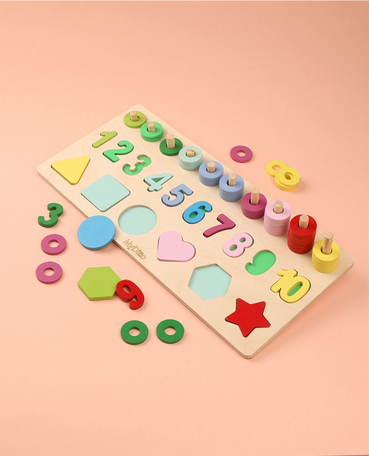 Number & Geometric Shape Puzzle